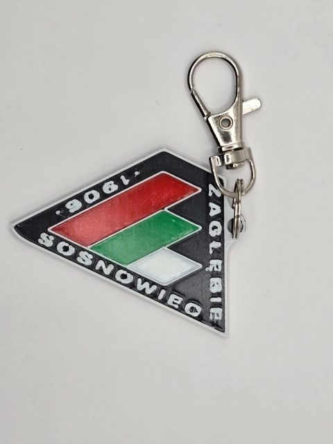 Breloczek klubu sportowego Zagłębie Sosnowiec